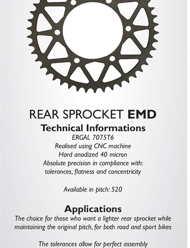 EMD-sprocket-specs