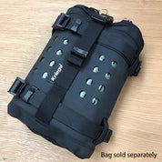 Aluminium Fuel Bottle 1L Matt Green - Kriega Bag sold separately