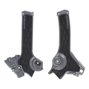 X-Grip Frame Guards Grey/Black Suzuki DR-Z4S