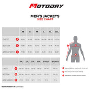 Motodry Mens Jackets_Size Chart