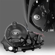 Engine Case Cover Race Kit 2 Piece Yamaha R3 Black