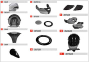 X.08 HELMET SPARES