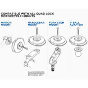 Quad Lock - Waterproof Wireless Charging Head 12V-24V (V2)