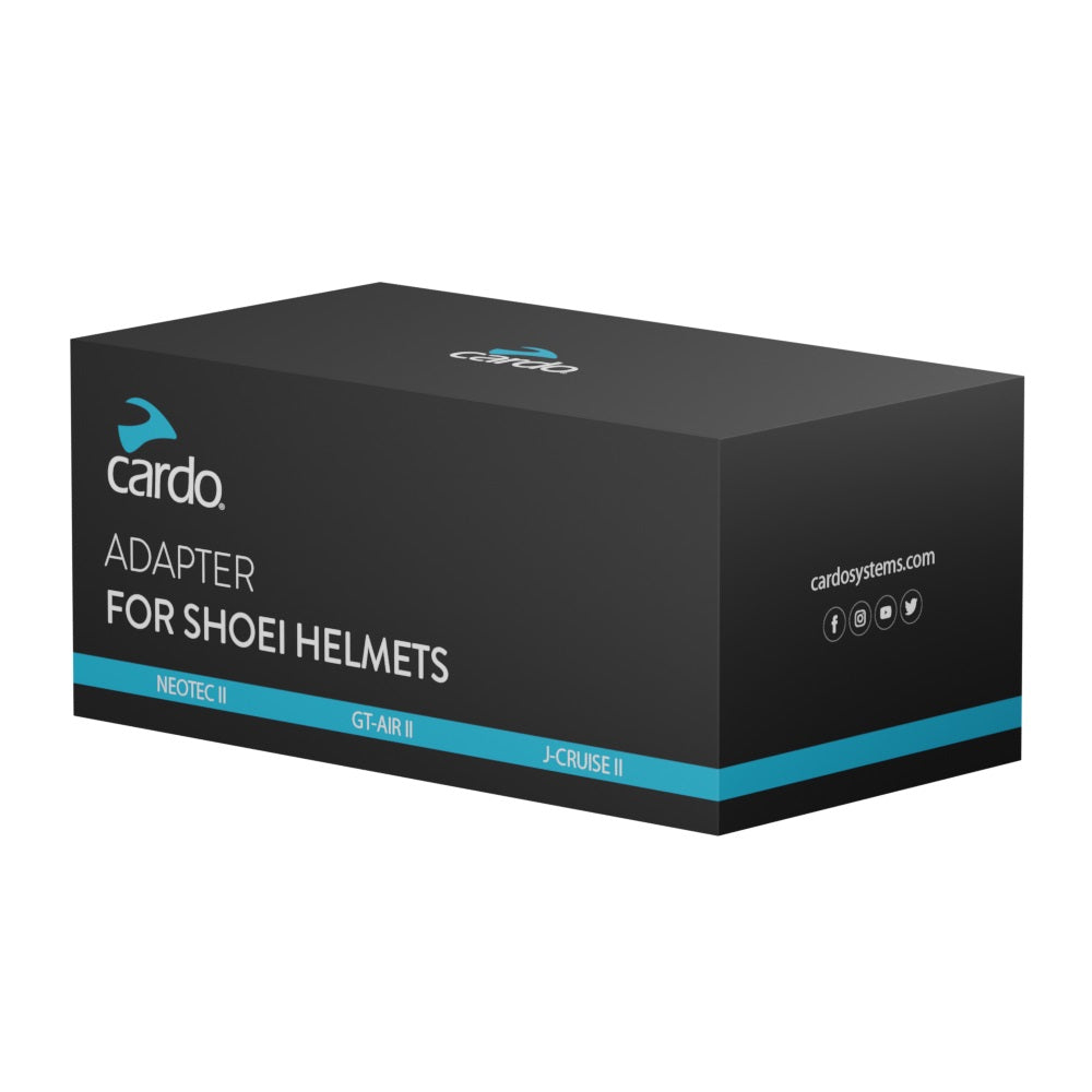 Cardo Adapter for Shoei Gen 2 Helmets: Neotec 2, GT-Air 2, J-Cruise 2