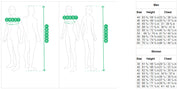 Spidi leather jackets size chart - man & woman