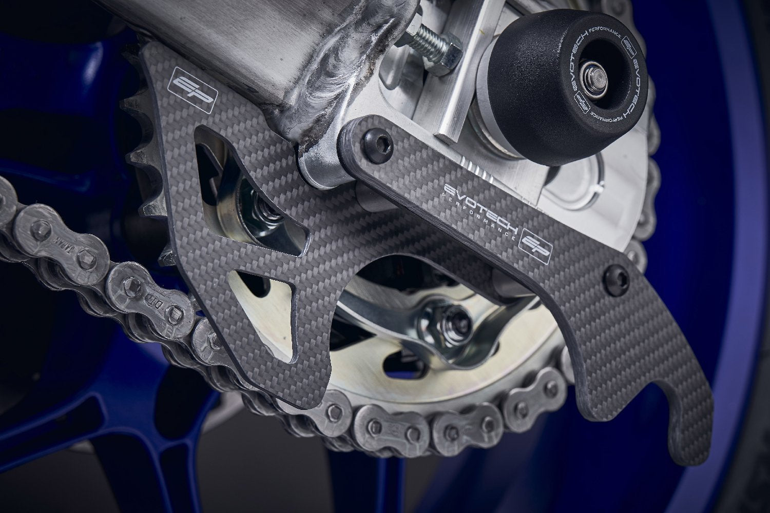 EP Yamaha YZF-R1M Carbon Fibre Toe Guard - GP Style Paddock Stand Plates 2015 - 2019