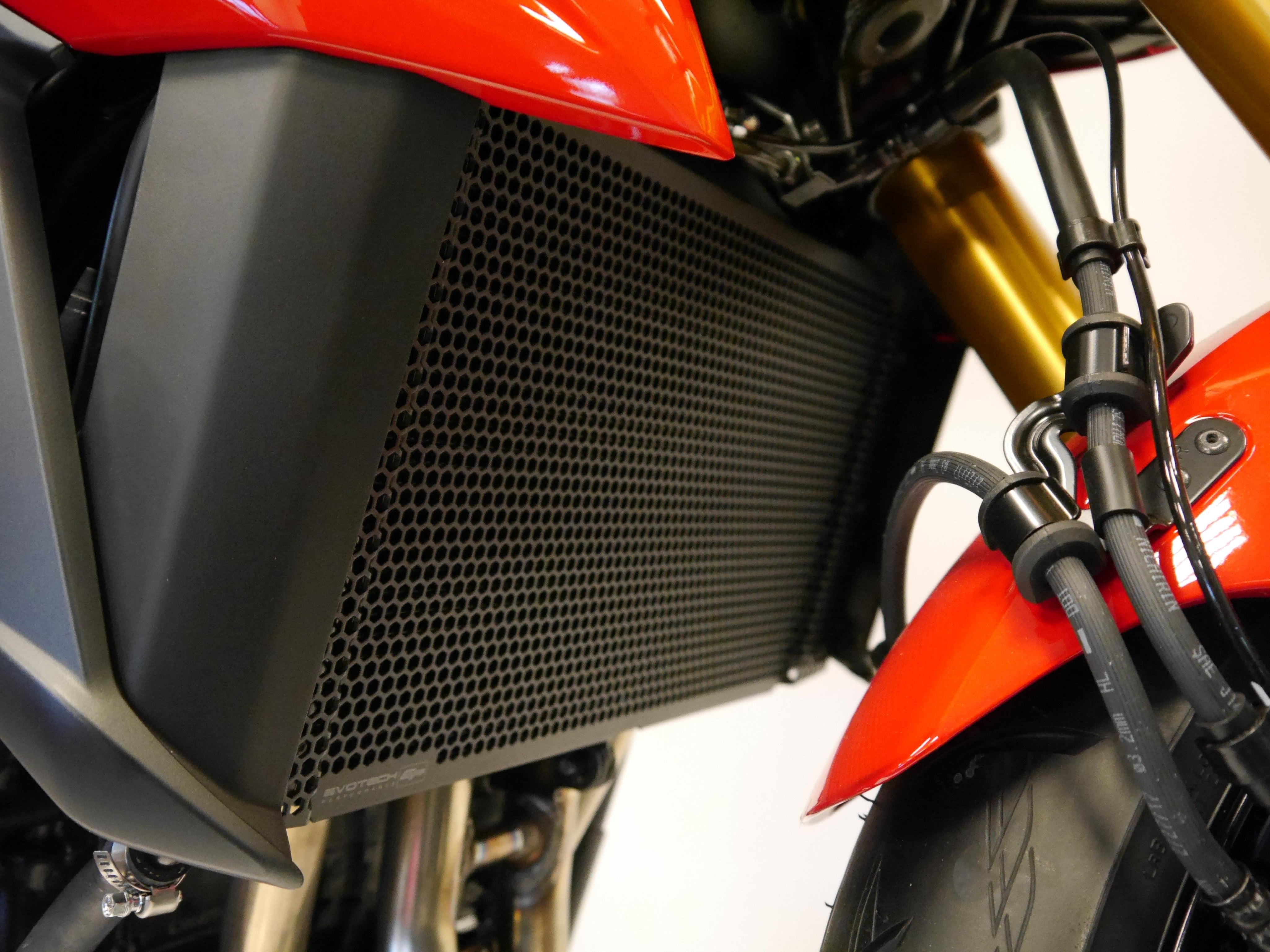 EP Radiator Guard installed on the Suzuki GSX-S750