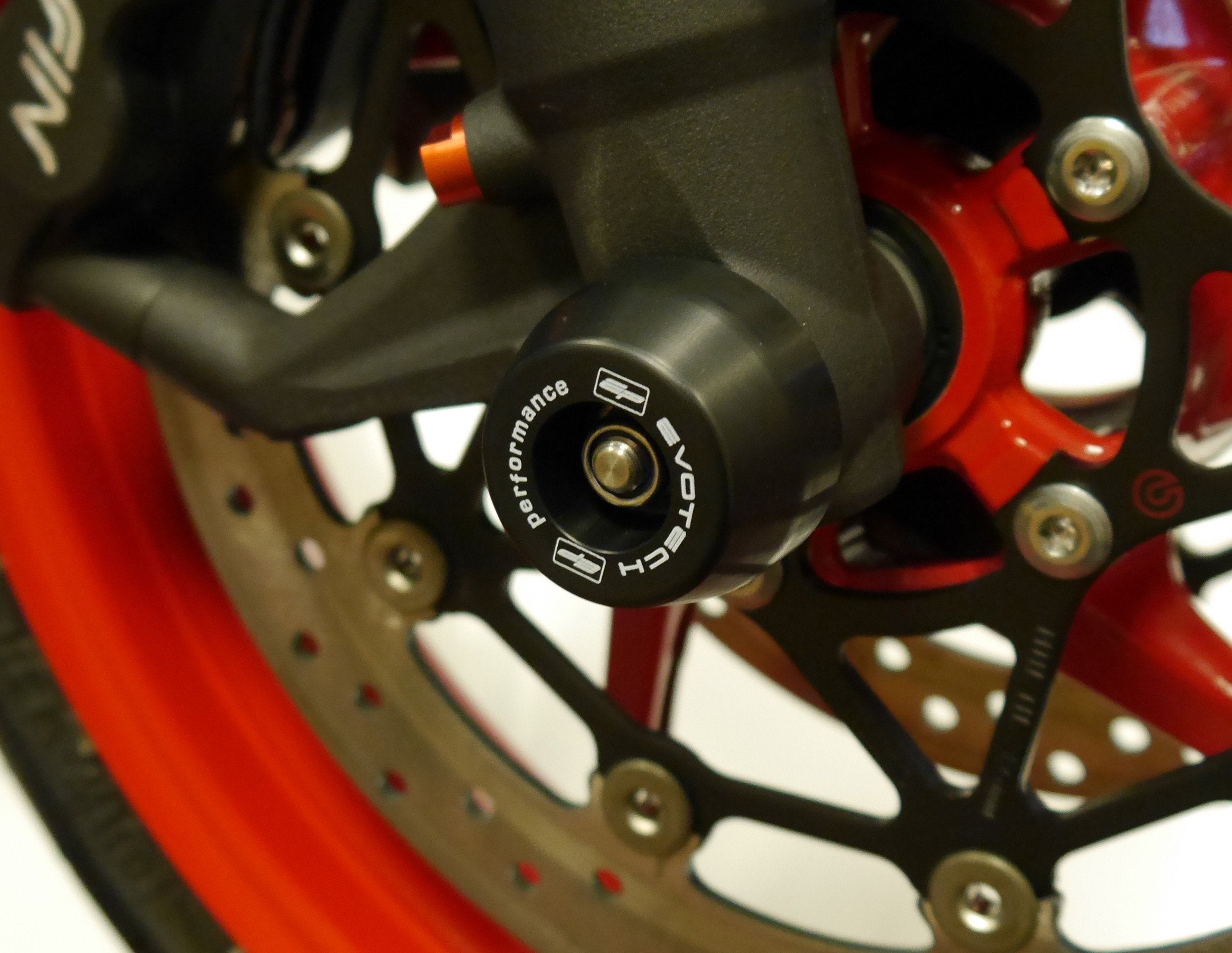 EP Front Spindle Bobbins - Triumph Street Triple (2013-2016)
