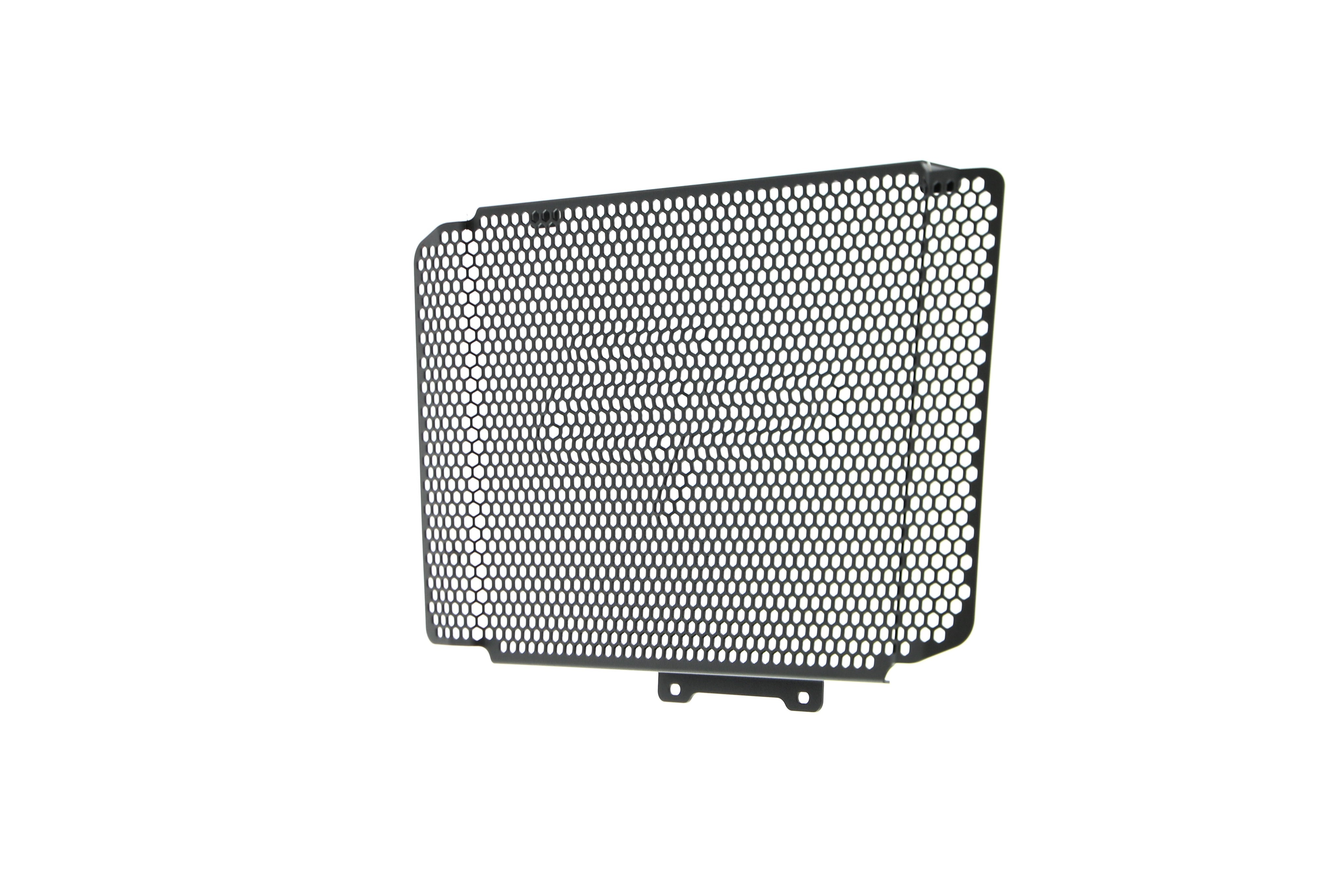 EP Radiator Guard for CF Moto motorbike front facing view