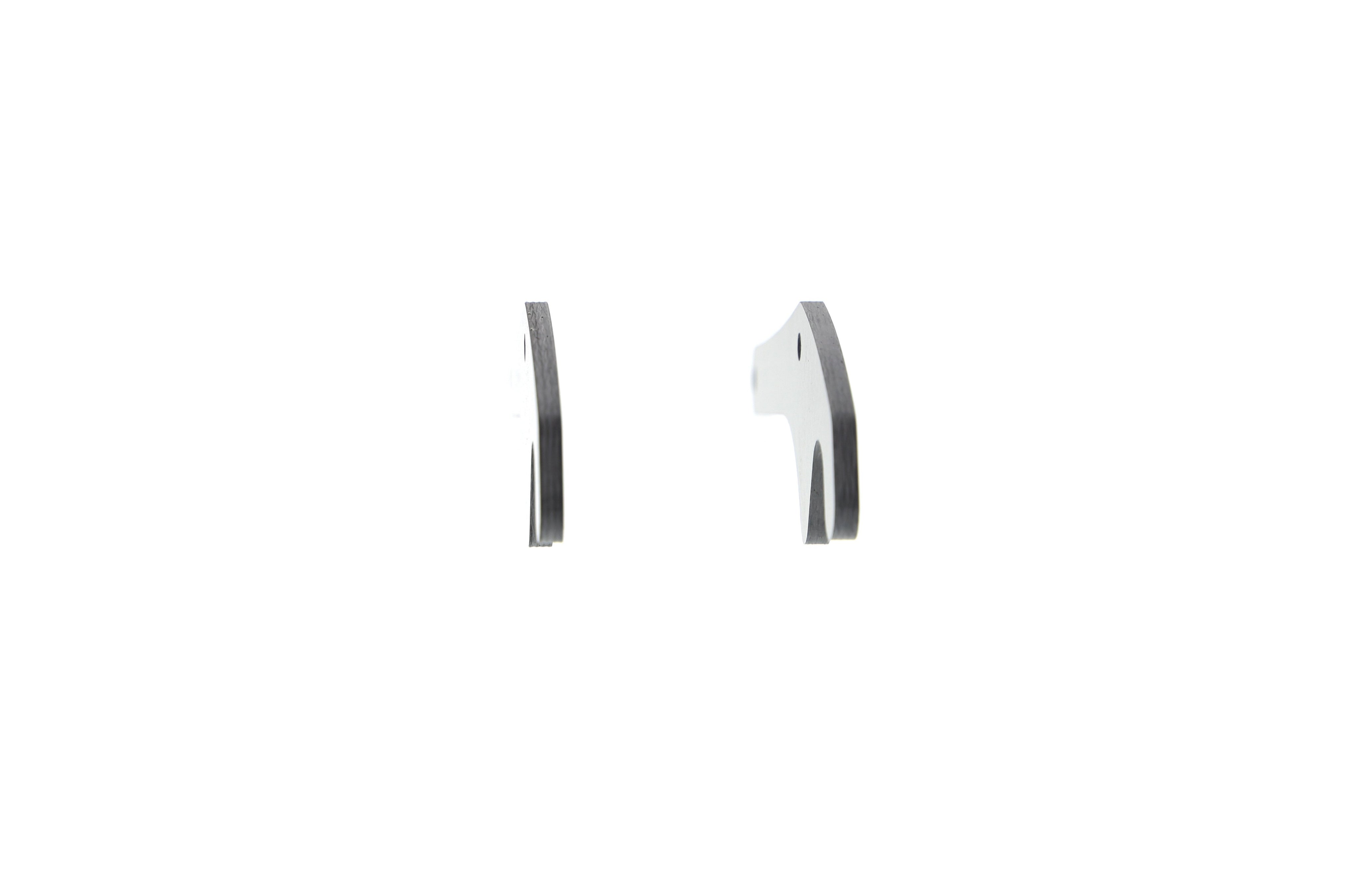 EP Carbon Fibre Paddock Stand Plates - Yamaha YZF-R6 (2017+)