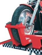 Bike Lift W40 Bench Wheel Clamp on bench