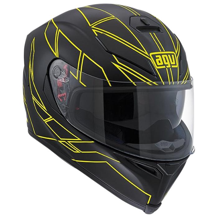 AGV K-5 S Hero Black Fluro Yellow